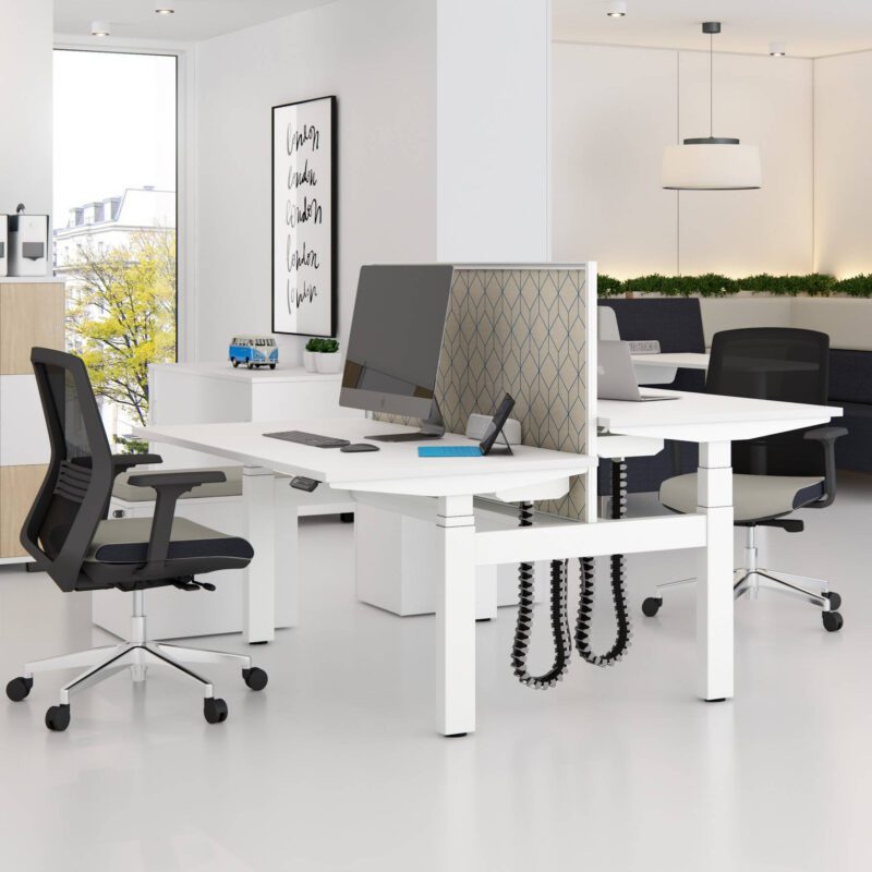 Progress Plus - Electric Height Adjustable Double Bench - Image 2