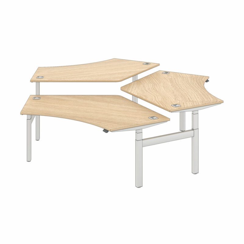 Progress Plus - Electric Height Adjustable 120 Degree Workstation - Image 2