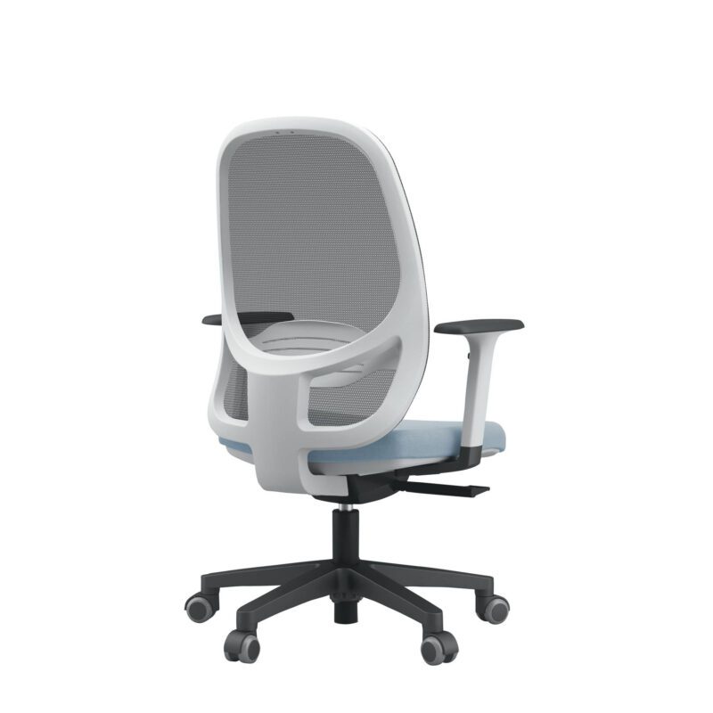 SCIROCCO WHITE Mesh Task Chair - Image 2