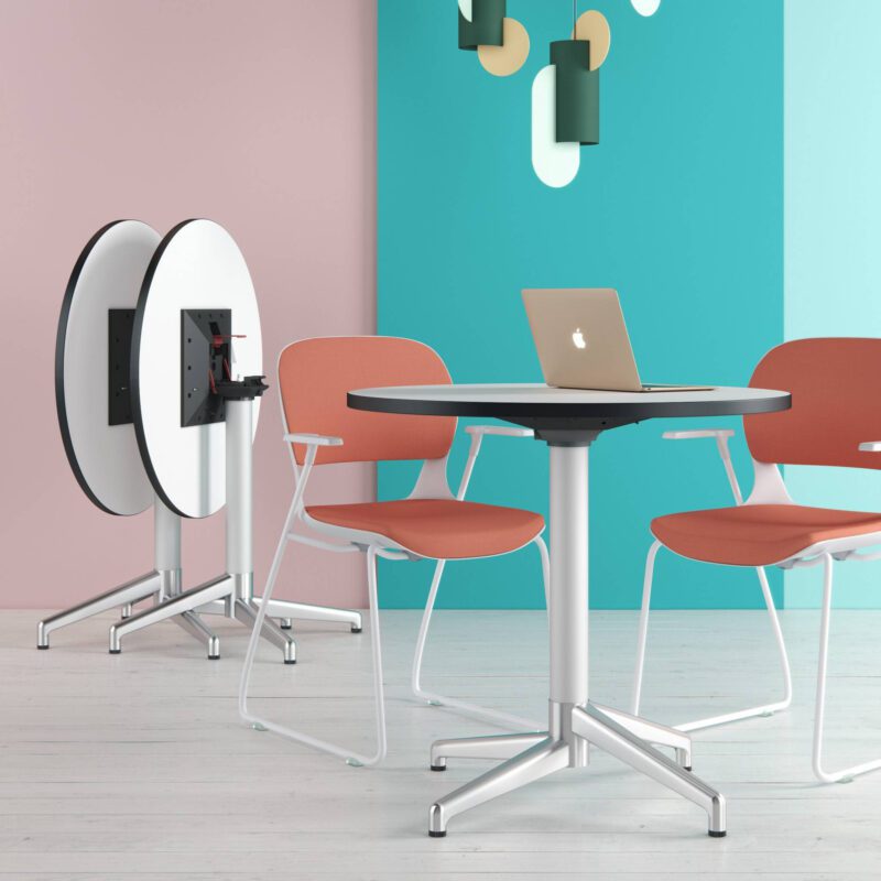 Ace Meeting Chair on Black Cantilever Frame - Image 2