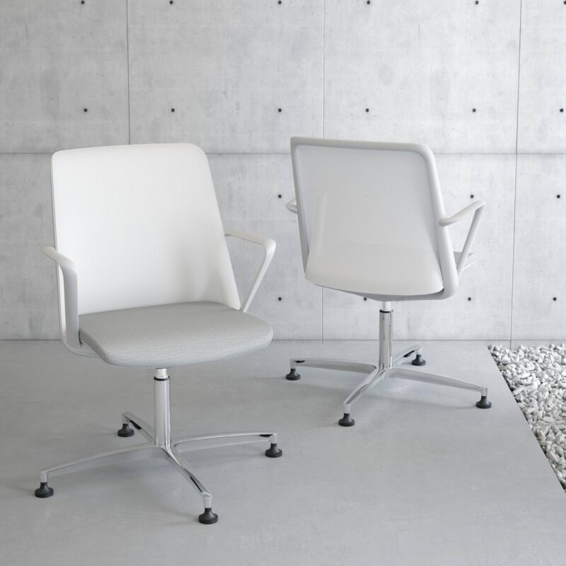 Breeze Grey Mesh Back Chair - Image 5