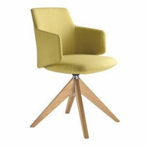 Milo Meeting Chair on Pyramid Legs
