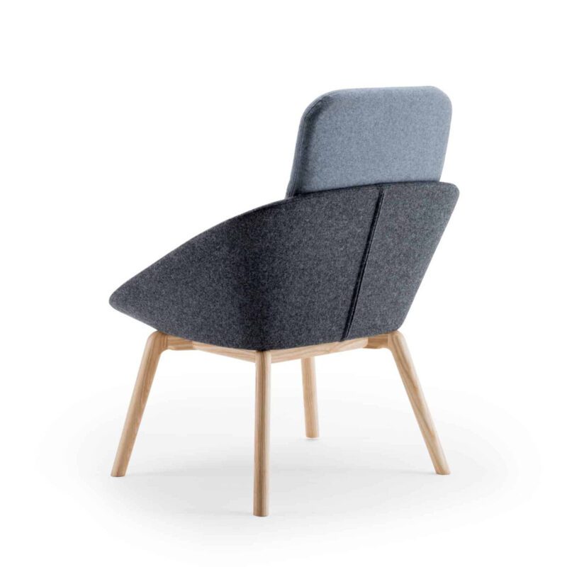 DISHY WOOD High Back Chair - Image 4