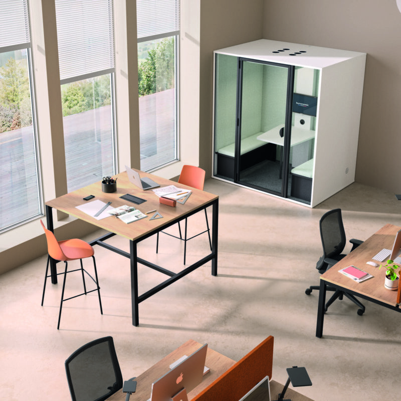 High Astrolite Square Meeting Tables - Image 3