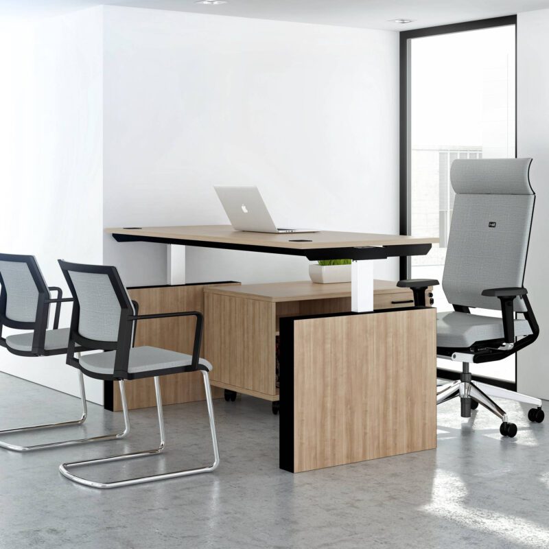 Progress - Gas Height Adjustable Rectangular Desk - Image 5