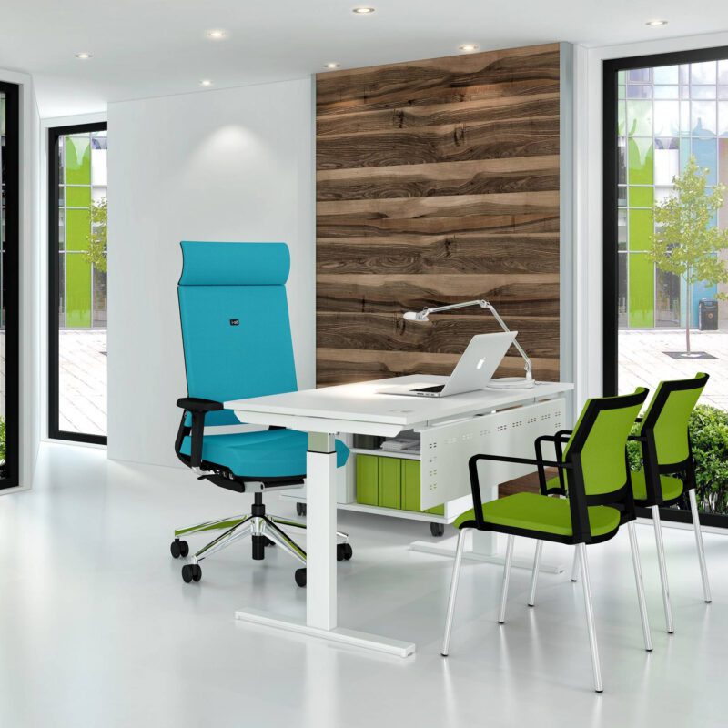 Progress - Gas Height Adjustable Rectangular Desk - Image 2