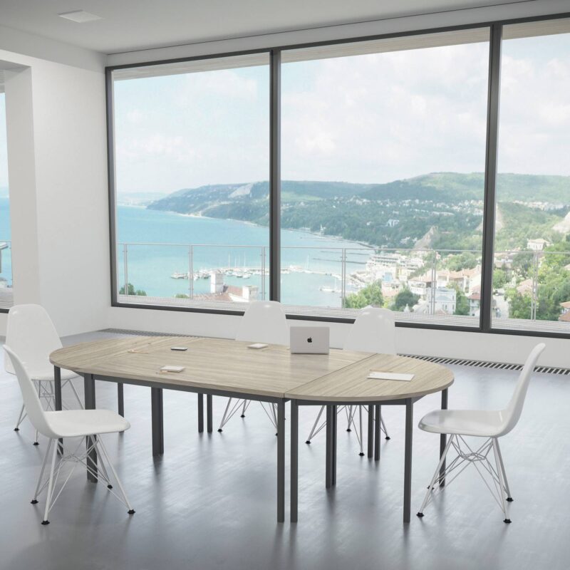 Recontre Half-Moon Fixed Leg Tables - Image 4