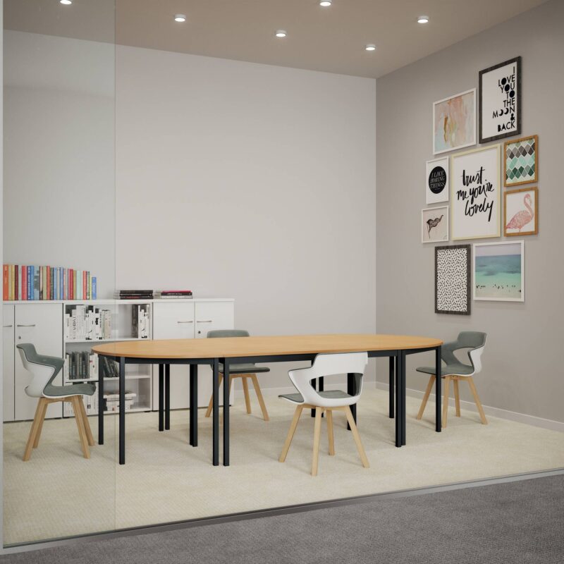 Recontre Half-Moon Fixed Leg Tables - Image 5