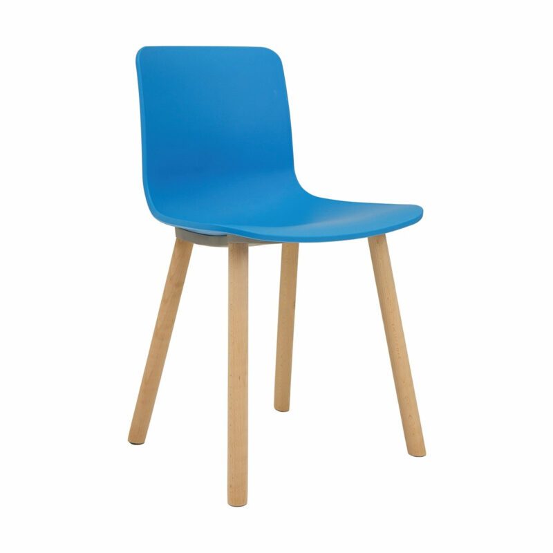 BEN Upholstered Chair on Wooden Legs - Image 2