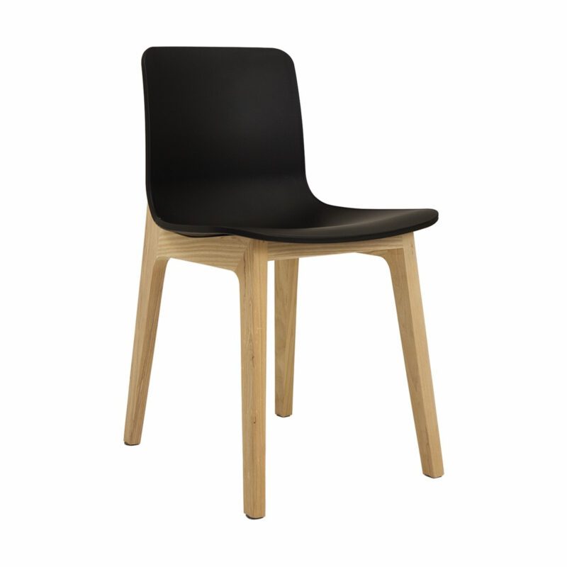 BILL Upholstered Chair on Wooden Legs - Image 3