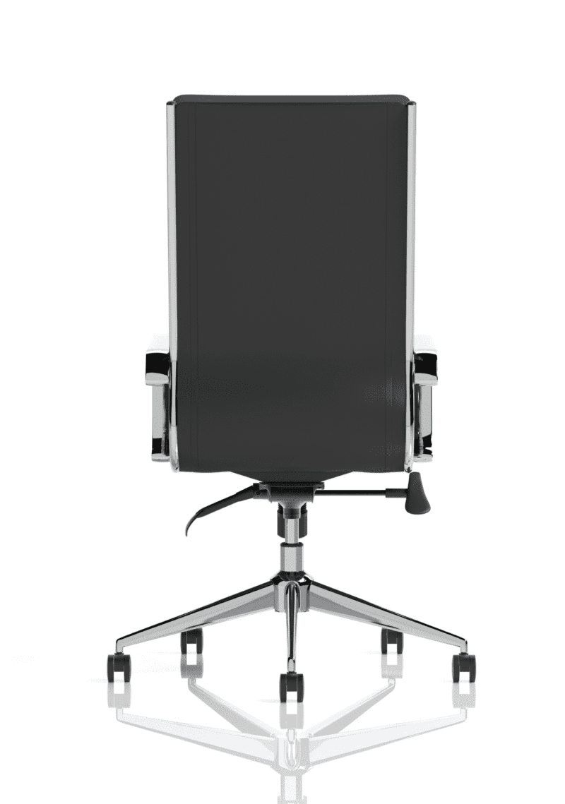 Savoy High Back Executive Black Leather Office Chair with Arms - Image 7