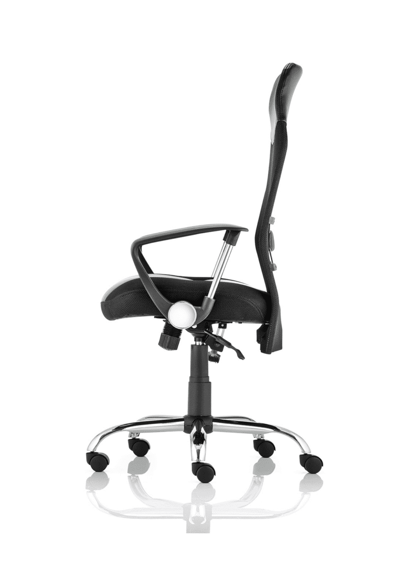 Vegas High Back Black Executive Office Chair with Arms - Image 4