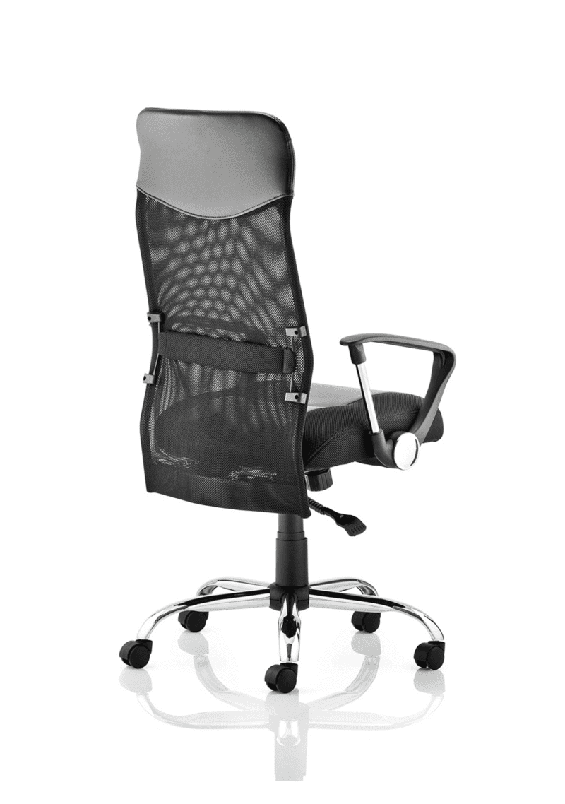 Vegas High Back Black Executive Office Chair with Arms - Image 7