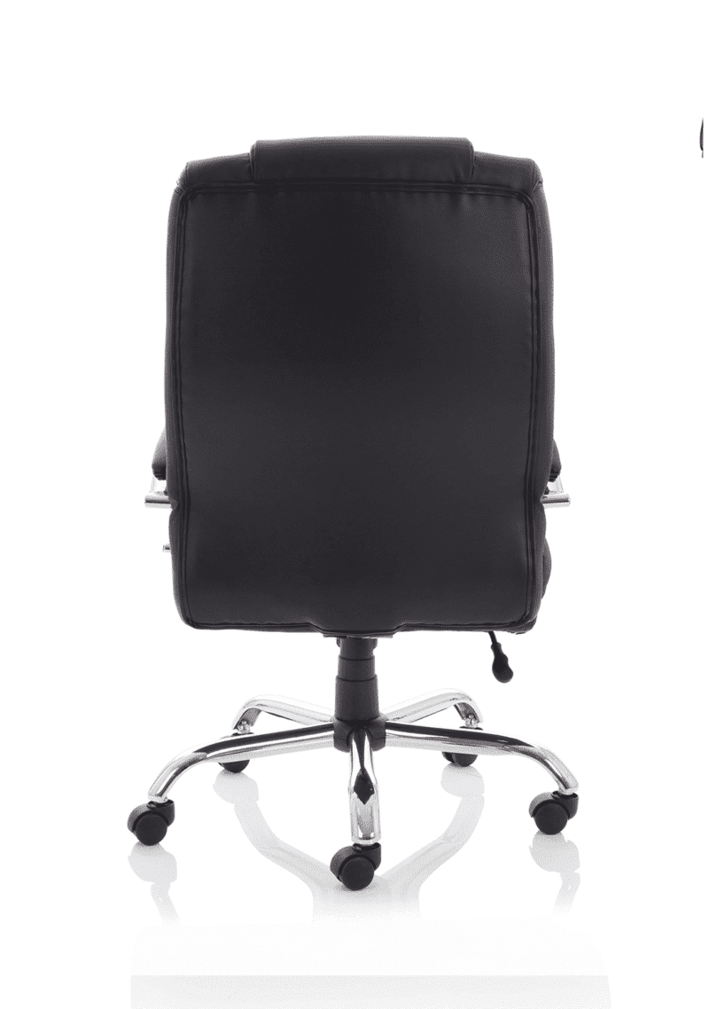 Texas High Back Heavy Duty Executive Black Leather Office Chair with Arms - Image 3