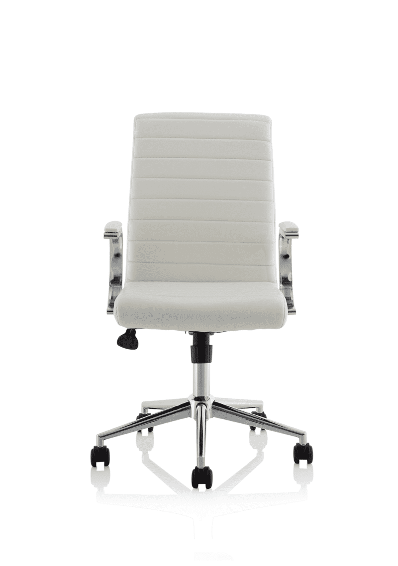 Ezra Medium Back Leather Executive Office Chair with Arms - Image 10