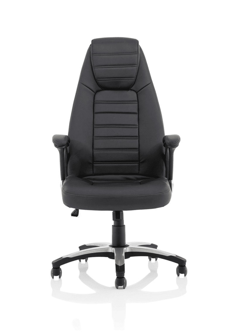 Metropolis High Back Black Leather Executive Office Chair - Image 2