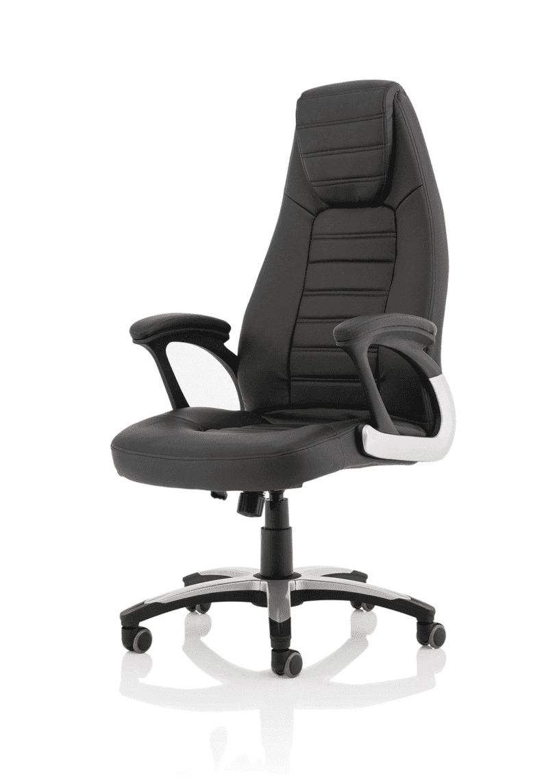 Metropolis High Back Black Leather Executive Office Chair - Image 3