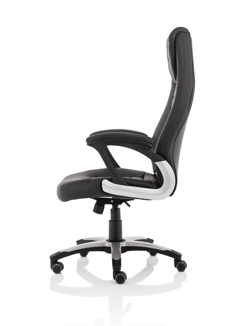 Metropolis High Back Black Leather Executive Office Chair - Image 4