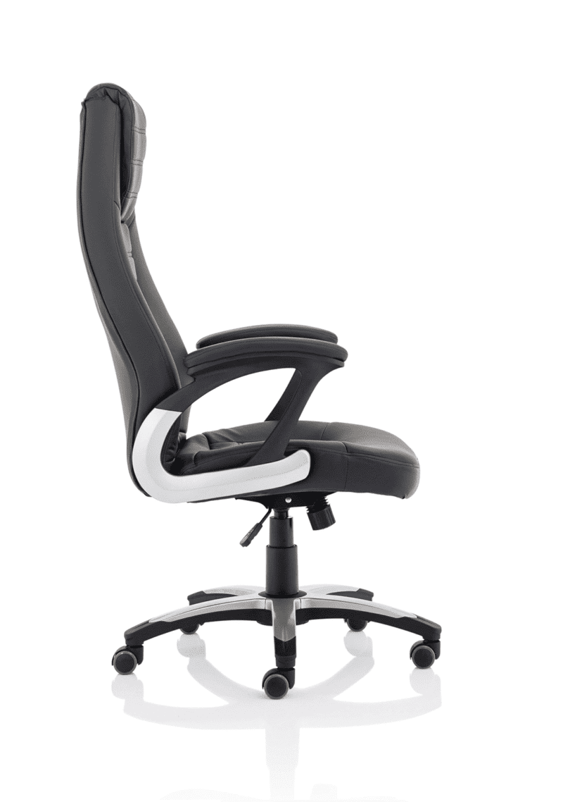 Metropolis High Back Black Leather Executive Office Chair - Image 8