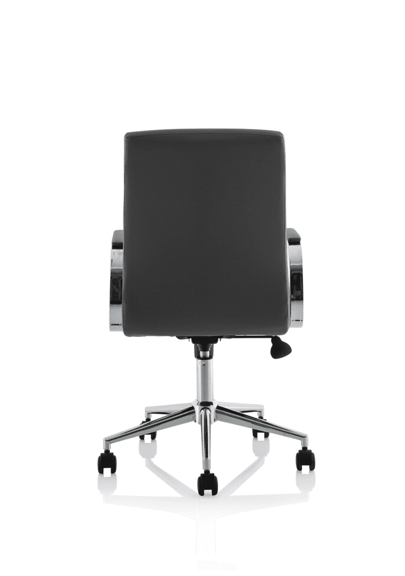 Ezra Medium Back Leather Executive Office Chair with Arms - Image 29