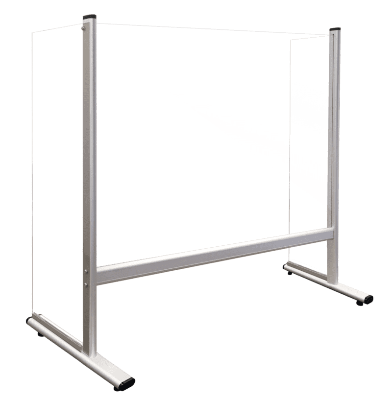 Counter And Desk Glass Protection Screen With Side Panels - Image 3
