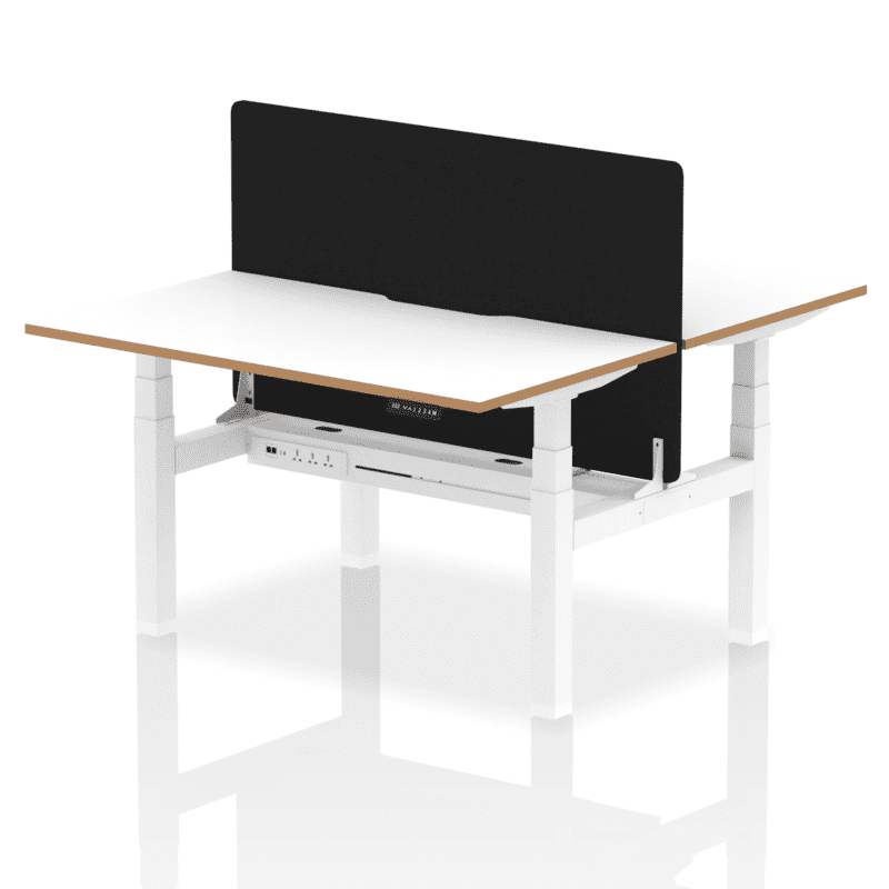 Oslo Air Back-to-Back Height Adjustable Bench Desk - Image 10