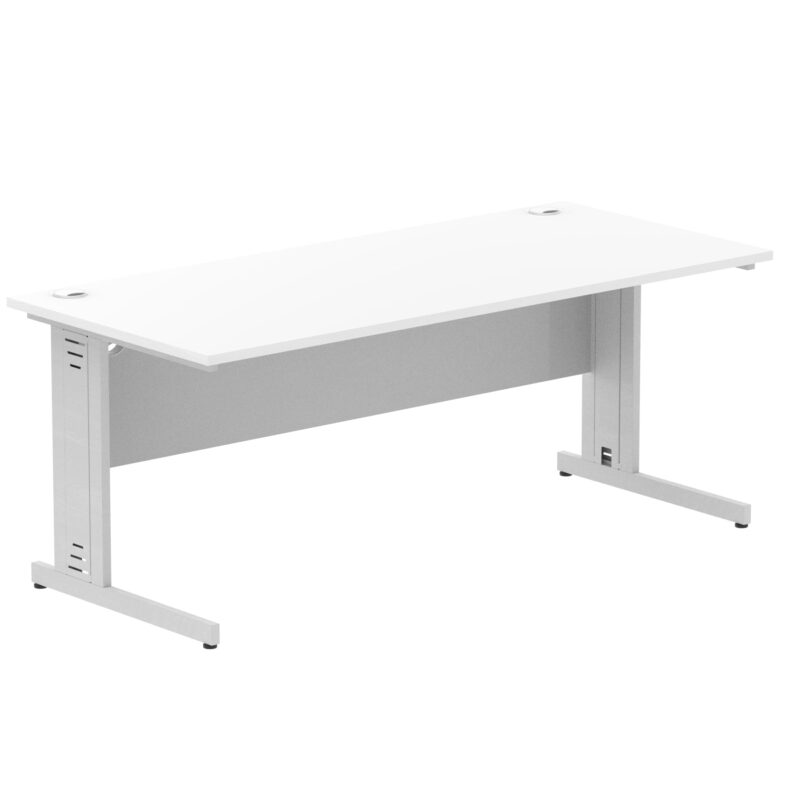Impulse 1800mm Straight Desk Cable Managed Leg - Image 21