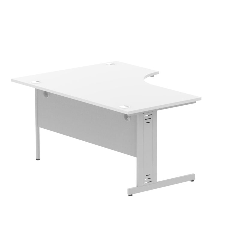 Impulse 1600mm Left Crescent Desk Cable Managed Leg - Image 21