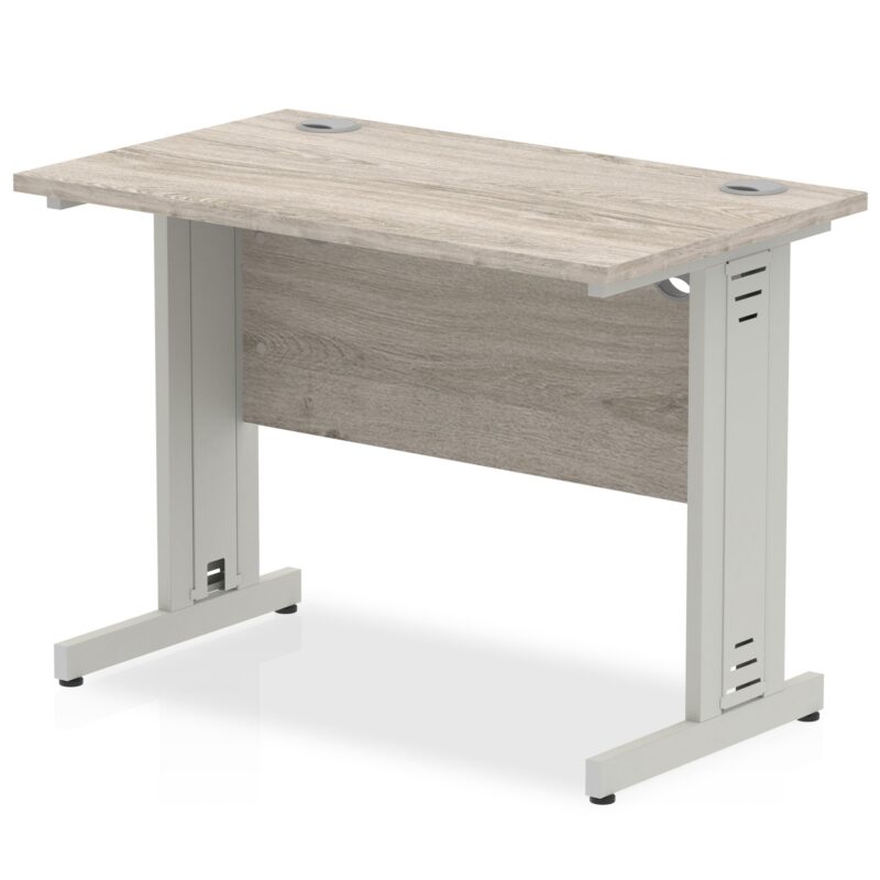 Impulse 1000mm Slimline Desk Cable Managed Leg - Image 6