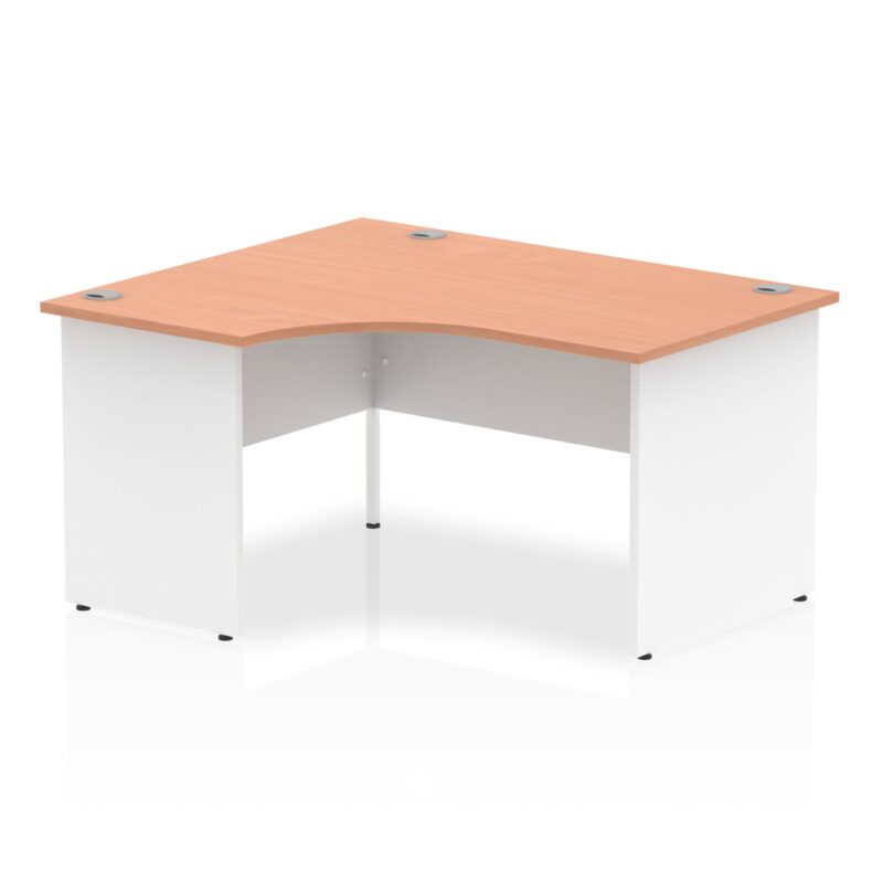 Impulse 1400mm Left Crescent Desk Panel End Leg - Image 2