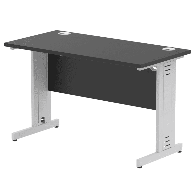 Impulse 1200mm Slimline Desk Cable Managed Leg - Image 13