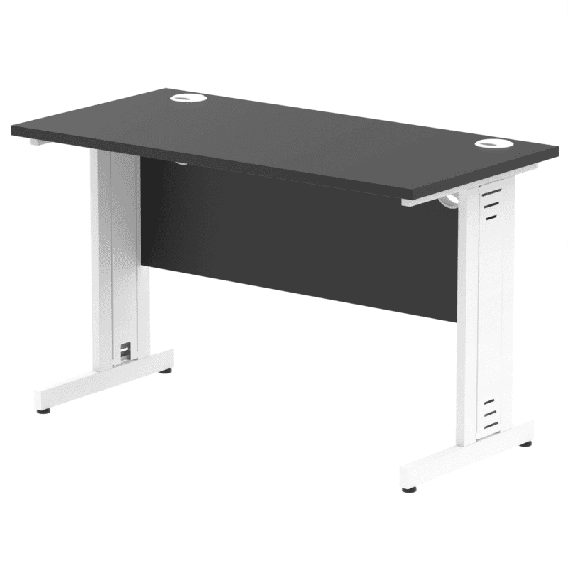 Impulse 1200mm Slimline Desk Cable Managed Leg - Image 14