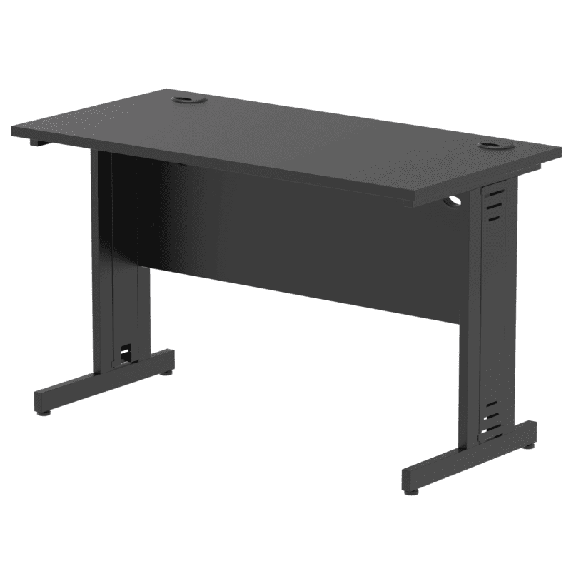 Impulse 1200mm Slimline Desk Cable Managed Leg - Image 15