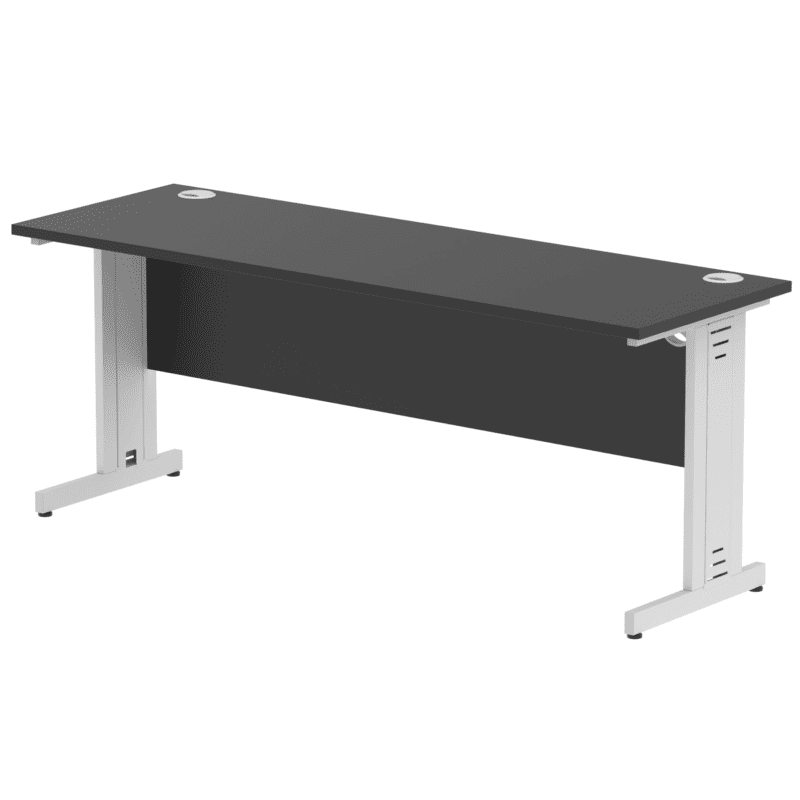 Impulse 1800mm Slimline Desk Cable Managed Leg - Image 13