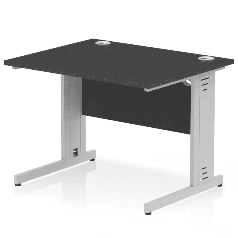 Impulse 1000mm Straight Desk Cable Managed Leg - Image 103