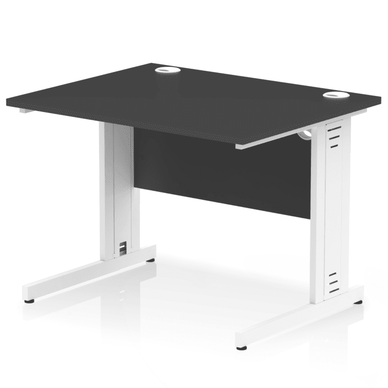 Impulse 1000mm Straight Desk Cable Managed Leg - Image 104