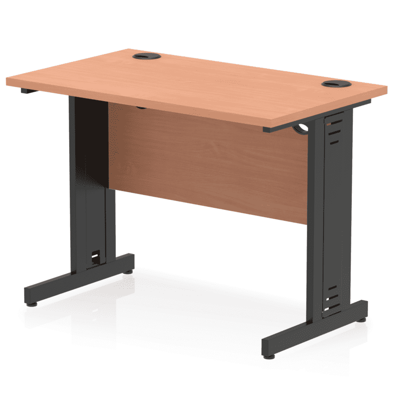 Impulse 1000mm Slimline Desk Cable Managed Leg - Image 16