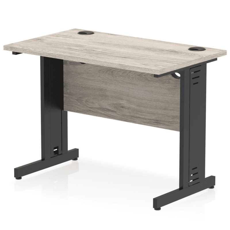 Impulse 1000mm Slimline Desk Cable Managed Leg - Image 18