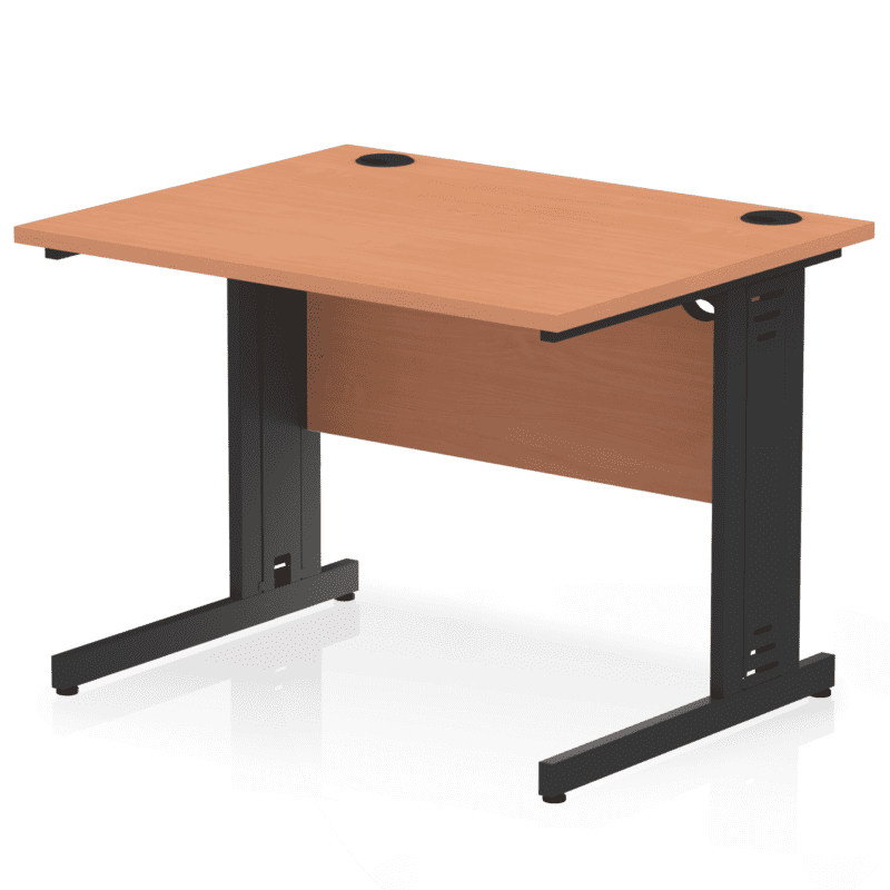 Impulse 1000mm Straight Desk Cable Managed Leg - Image 105