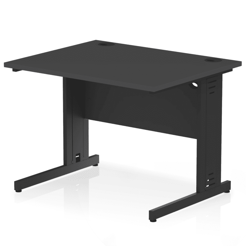 Impulse 1000mm Straight Desk Cable Managed Leg - Image 106
