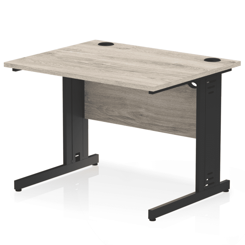 Impulse 1000mm Straight Desk Cable Managed Leg - Image 107