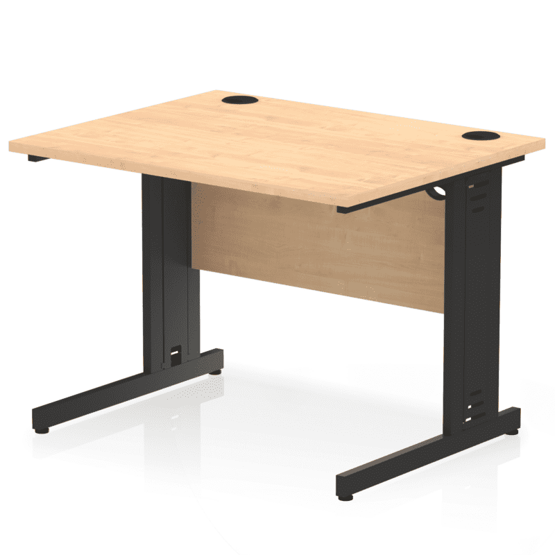 Impulse 1000mm Straight Desk Cable Managed Leg - Image 108