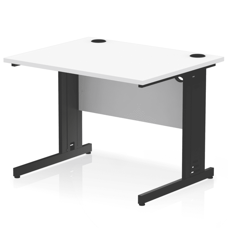Impulse 1000mm Straight Desk Cable Managed Leg - Image 111