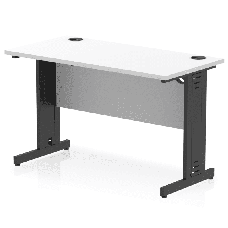 Impulse 1200mm Slimline Desk Cable Managed Leg - Image 21