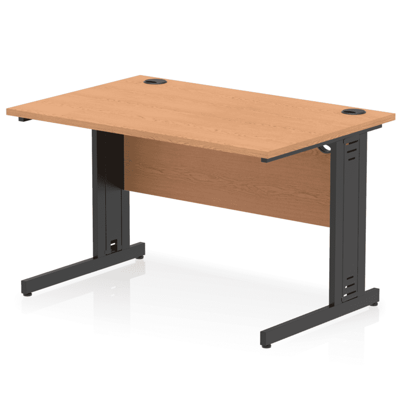 Impulse 1200mm Straight Desk Cable Managed Leg - Image 109
