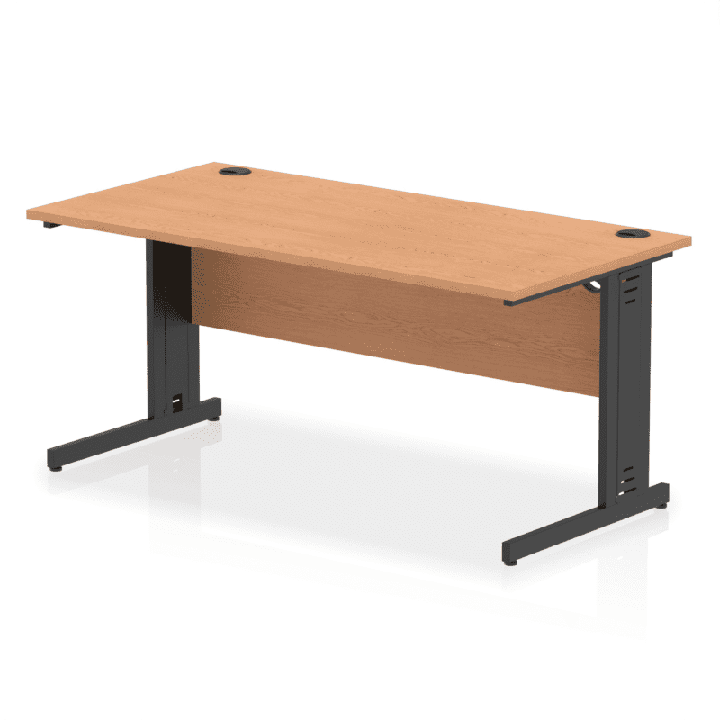 Impulse 1600mm Straight Desk Cable Managed Leg - Image 103