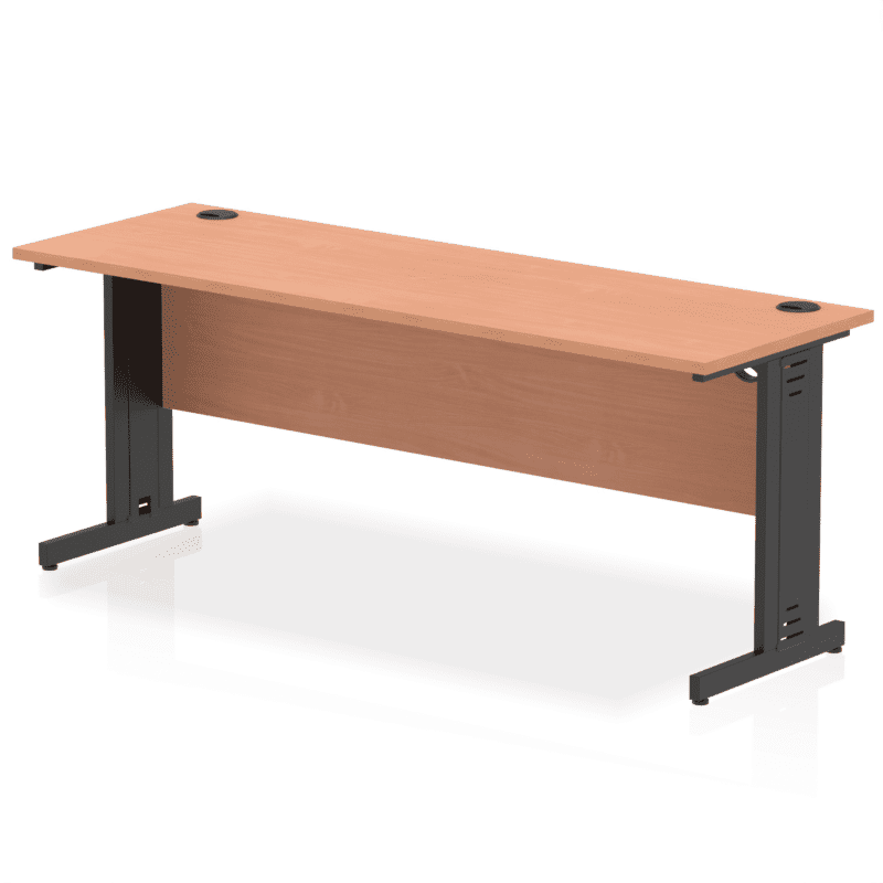 Impulse 1800mm Slimline Desk Cable Managed Leg - Image 16