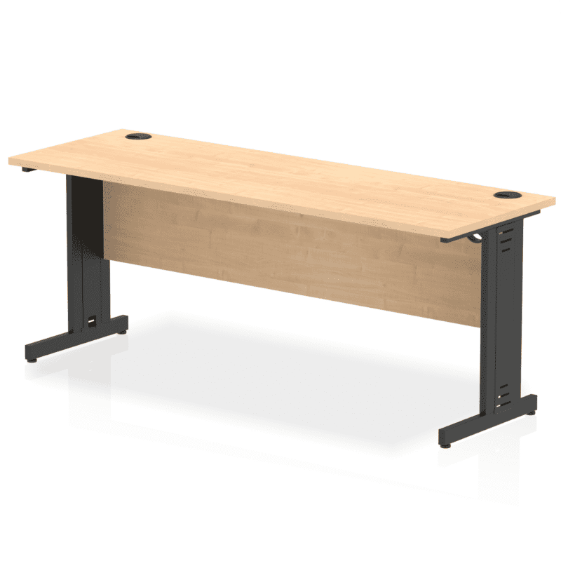 Impulse 1800mm Slimline Desk Cable Managed Leg - Image 18