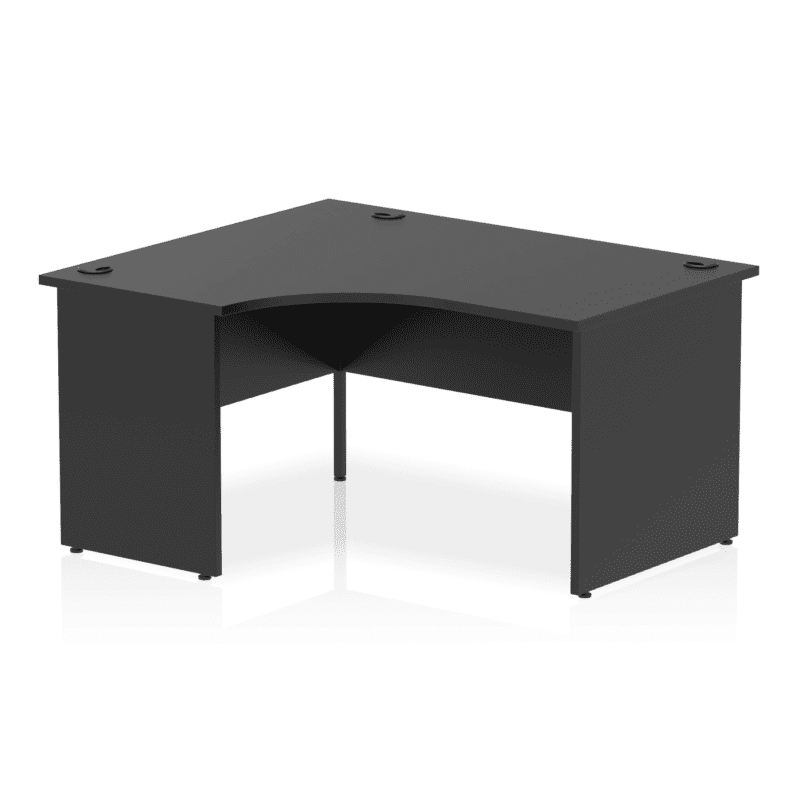 Impulse 1400mm Left Crescent Desk Panel End Leg - Image 12