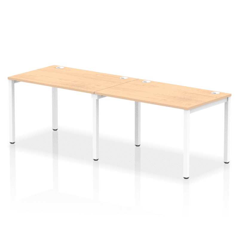 Impulse Single Row Bench Desk - 2 Person - Image 17